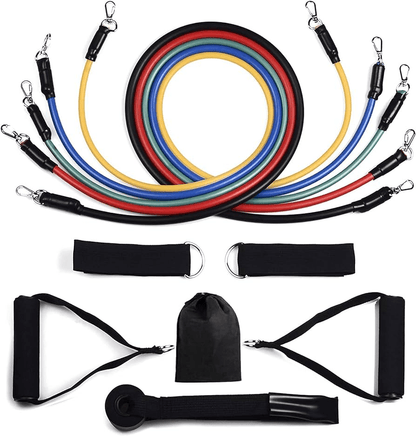 Power Exercise Resistance Band Set 5 In 1